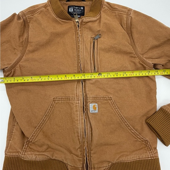 Carhartt WOMEN'S BOMBER JACKET - RELAXED FIT - RUGGED FLEX size medium - Picture 5 of 8